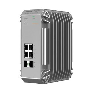 Ruijie Networks RG-NIS3100-4GT2SFP-HP przełącznik sieciowy Zarządzany L2 Gigabit Ethernet (10/100/1000) Obsługa PoE Szary Ruijie