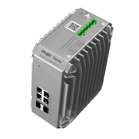 Ruijie Networks RG-NIS3100-4GT2SFP-HP przełącznik sieciowy Zarządzany L2 Gigabit Ethernet (10/100/1000) Obsługa PoE Szary Ruijie
