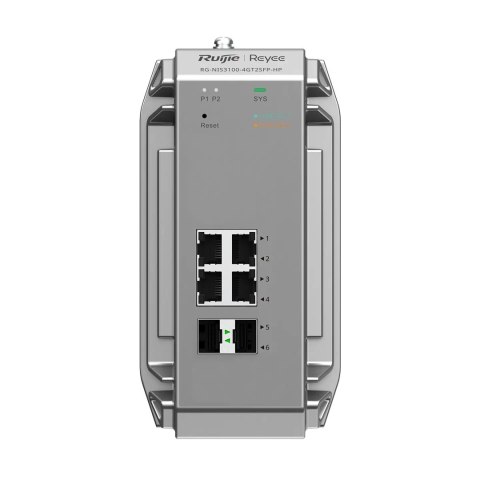 Ruijie Networks RG-NIS3100-4GT2SFP-HP przełącznik sieciowy Zarządzany L2 Gigabit Ethernet (10/100/1000) Obsługa PoE Szary Ruijie