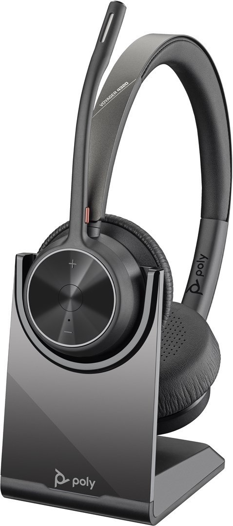 Słuchawki Poly Voyager 4320 USB-C Headset +BT700 dongle + podstawka ładująca 77Z31AA POLY