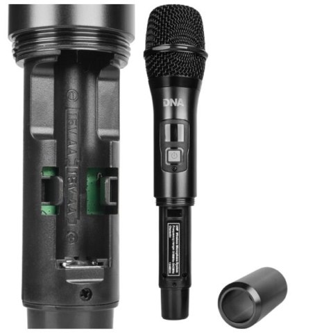 UMA VOCAL SET - Podwójny zestaw bezprzewodowy 2x mikrofon doręczny + odbiornik wraz ze stacją ładowania mikrofonów DNA PROFESSIONAL