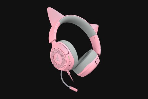 Zestaw słuchawkowy Razer Gaming Kraken Kitty V3 X Przewodowe Nauszne Mikrofon Kwarc RAZER