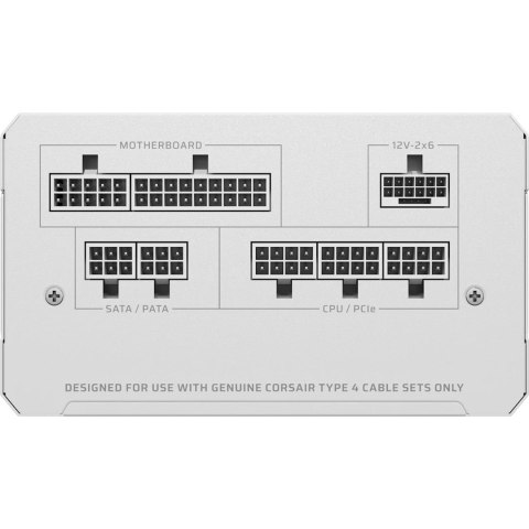 Corsair RMe Series RM850e moduł zasilaczy 850 W 20+4 pin ATX ATX Biały Corsair