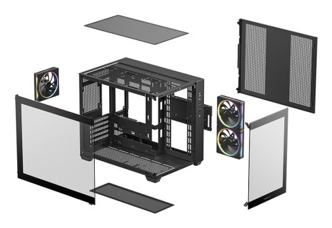DeepCool CG330 3F Tower Czarny DEEPCOOL
