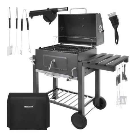 Grill ogrodowy z pokrywą 114x67x120cm Kaminer KAMINER