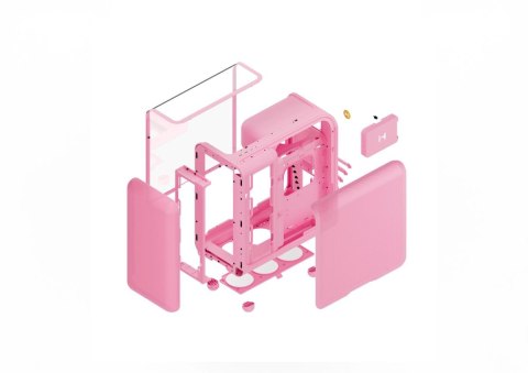 HYTE X50 MID TOWER CASE STRAWBERRY MILK Hyte