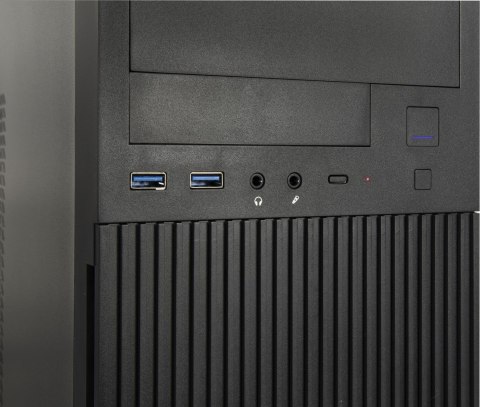 Inter-Tech IT-6521 Straight Micro Tower Czarny Inter-Tech