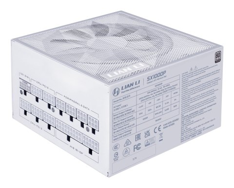 Lian Li SX1000P moduł zasilaczy 1000 W 20+4 pin ATX ATX Biały LIAN LI