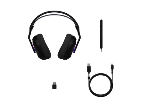 Logitech G G522 Lightspeed Zestaw słuchawkowy Bezprzewodowy Opaska na głowę Gaming USB Type-C Bluetooth Czarny Logitech