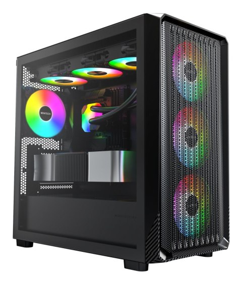 Montech X5M (B) zabezpieczenia & uchwyty komputerów Micro Tower Czarny Montech