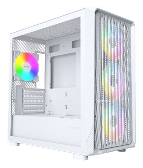 Montech X5M (W) zabezpieczenia & uchwyty komputerów Micro Tower Biały Montech