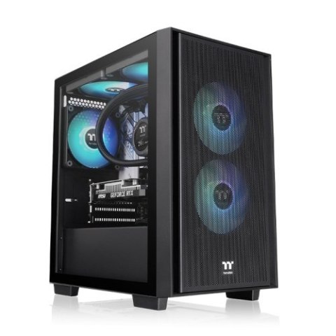 Thermaltake Versa H16 TG ARGB Micro Tower Czarny Thermaltake