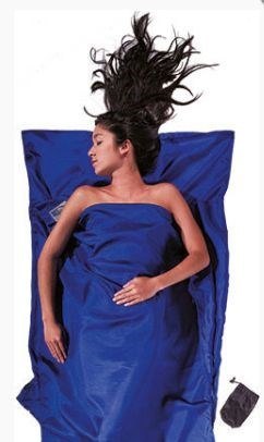 Wkładka do śpiwora Cocoon TravelSheet Silk, ultramarine blue COCOON