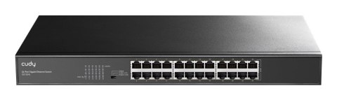 Cudy GS1024L przełącznik sieciowy Gigabit Ethernet (10/100/1000) 1U Czarny CUDY