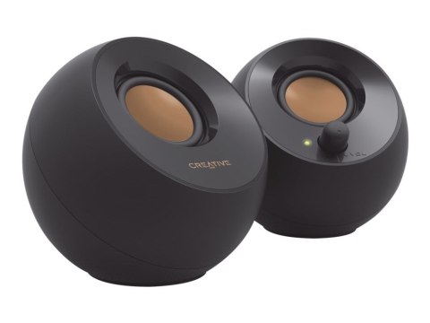 Glosniki 2.0 Pebble V2 USB-C czarne Creative
