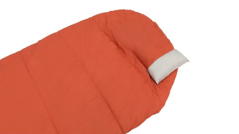 Outwell 230477 śpiwór Dorosły Śpiwór pół prostokątny Poliester Pomarańczowy Outwell
