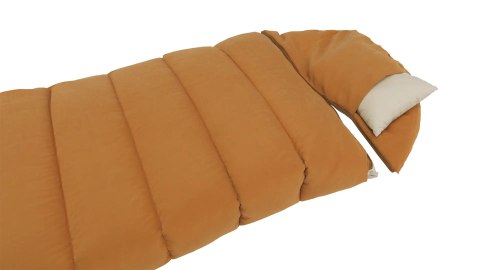 Outwell 230506 śpiwór Dorosły Śpiwór pół prostokątny Bawełna, Nylon, Poliester, Poliester pochodzący z recyklingu Żółty Outwell