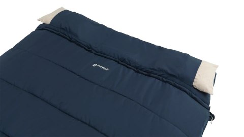 Outwell Contour Lux Double Dorosły Śpiwór prostokątny Poliester Niebieski Outwell