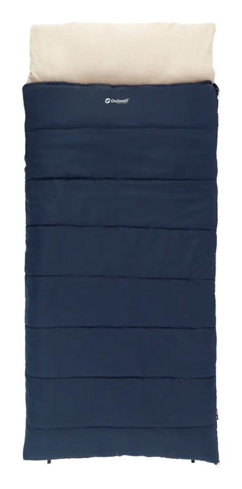 Outwell Contour Lux XL Dorosły Śpiwór prostokątny Poliester Niebieski Outwell