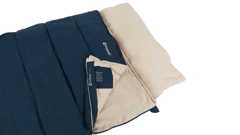 Outwell Contour Lux XL Dorosły Śpiwór prostokątny Poliester Niebieski Outwell