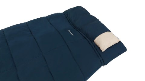 Outwell Contour Lux XL Dorosły Śpiwór prostokątny Poliester Niebieski Outwell
