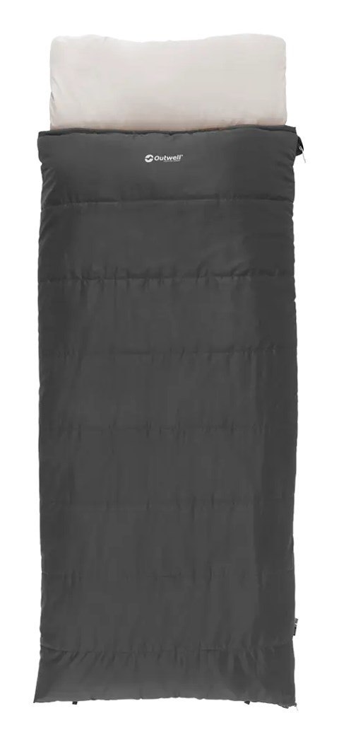 Outwell Contour Prime Dorosły Śpiwór prostokątny Poliester Ciemny Szary Outwell