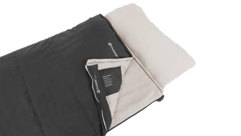 Outwell Contour Prime Dorosły Śpiwór prostokątny Poliester Ciemny Szary Outwell