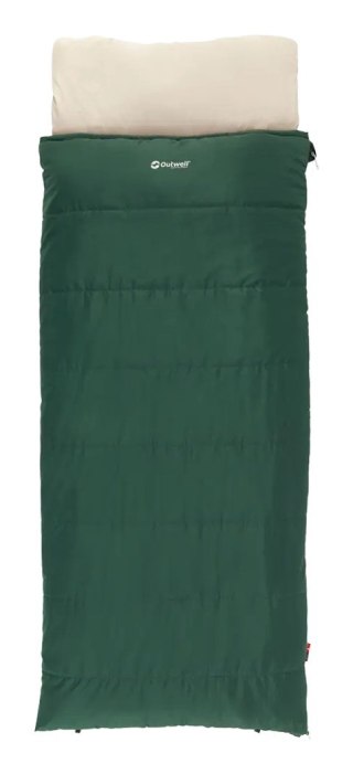 Outwell Contour Prime Dorosły Śpiwór prostokątny Poliester Zielony Outwell