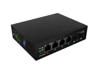 SWITCH LANBERG LIGHT INDUSTRIAL POE 1XBT 3XAT 2XSFP DIN NIEZARZĄDZALNY GIGABIT ETHERNET Lanberg