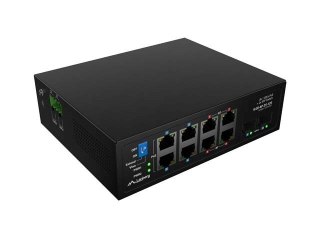 SWITCH LANBERG LIGHT INDUSTRIAL POE 4XBT 4XAT 2XSFP DIN NIEZARZĄDZALNY GIGABIT ETHERNET Lanberg