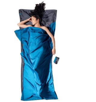 Wkładka do śpiwora Cocoon TravelSheet Silk, rhino/cornflower COCOON