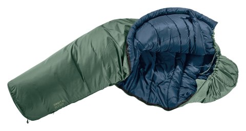 Deuter Orbit EL 0C/32F Dorosły Śpiwór typu mumia Tkanina, Polietylenosulfon (PES), Ripstop Zielony Deuter