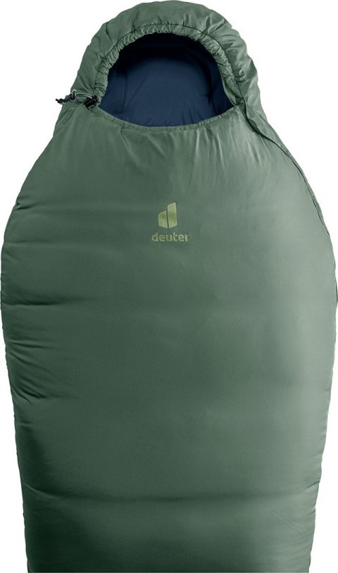 Deuter Orbit SL 0C/32F Dorosły Śpiwór typu mumia Tkanina, Polietylenosulfon (PES), Ripstop Zielony Deuter