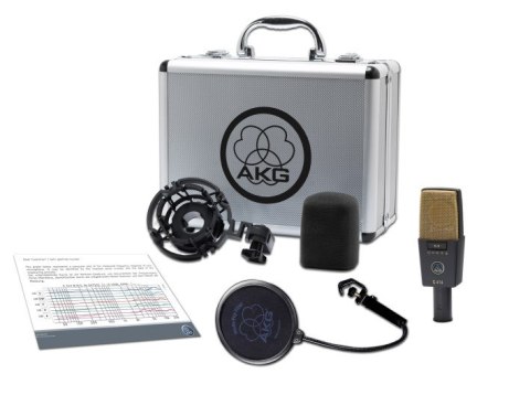 Mikrofon AKG C414 XLII - Mikrofon pojemnościowy wielkomembranowy, zmienne charakterystyki AKG