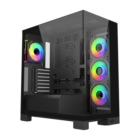 Obudowa Midi FSP M540-BA ARGB TG Black Fortron