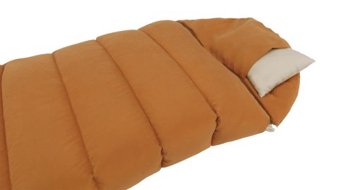 Outwell 230506 śpiwór Dorosły Śpiwór pół prostokątny Bawełna, Nylon, Poliester, Poliester pochodzący z recyklingu Żółty Outwell