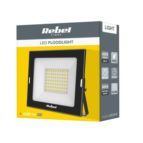 Reflektor LED naświetlacz Rebel 50W , 4000K, 230V Rebel