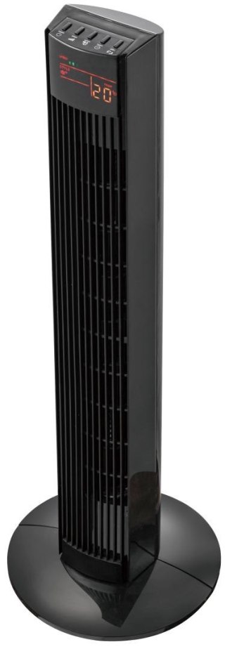 Wentylator kolumnowy, podłogowy, 91cm, z pilotem i wyświetlaczem led, klausberg Klausberg