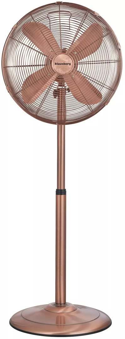 Wentylator stojący, podłogowy 40cm 50w, miedziany, klausberg Klausberg