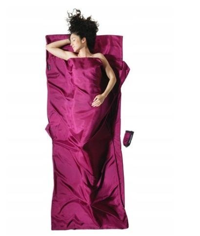 Wkładka do śpiwora Cocoon TravelSheet Silk, mulberry red COCOON