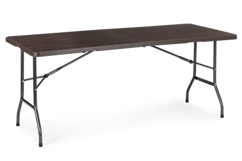 Zestaw cateringowy stół bankietowy 180 cm + 2 ławki brąz MultiGarden MultiGarden