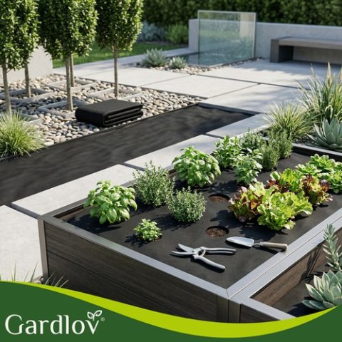 Agrowłóknina czarna 1,6x20m 50g/m2 Gardlov GARDLOV