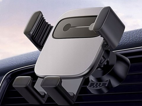 BASEUS Uchwyt grawitacyjny na kratkę samochodu CUBE (czarny) SUYL-FK01 Baseus