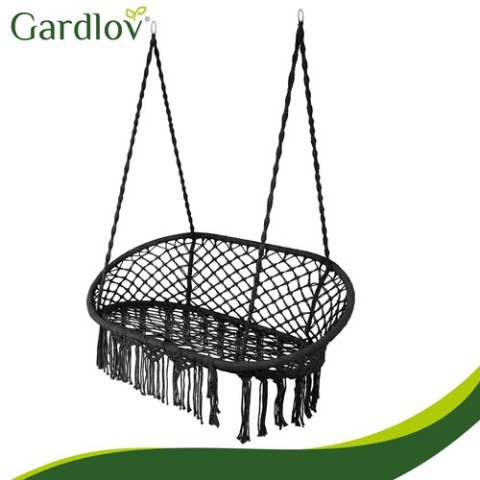Huśtawka bocianie gniazdo podwójna czarna Gardlov GARDLOV