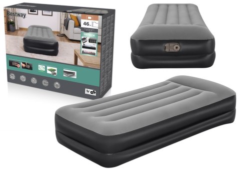 Materac Welurowy Z Pompką Elektryczną 191 x 97 x 46 cm Bestway 67401 BESTWAY