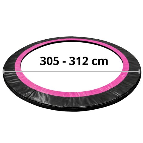 Osłona na sprężyny do Trampoliny Sport Max 10ft Czarno-Różowa LEAN SPORT