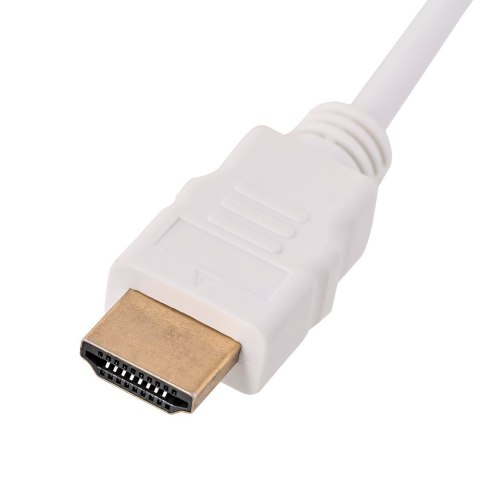 SAVIO ADAPTER HDMI (M) -VGA(F) BIAŁY CL-201 SAVIO