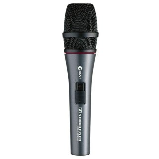Sennheiser E865-S - Mikrofon pojemnościowy wokalny, superkardioidalny z wyłącznikiem Sennheiser