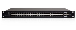Ubiquiti ES-48-500W łącza sieciowe Zarządzany L2/L3 Gigabit Ethernet (10/100/1000) Obsługa PoE 1U Czarny UBIQUITI