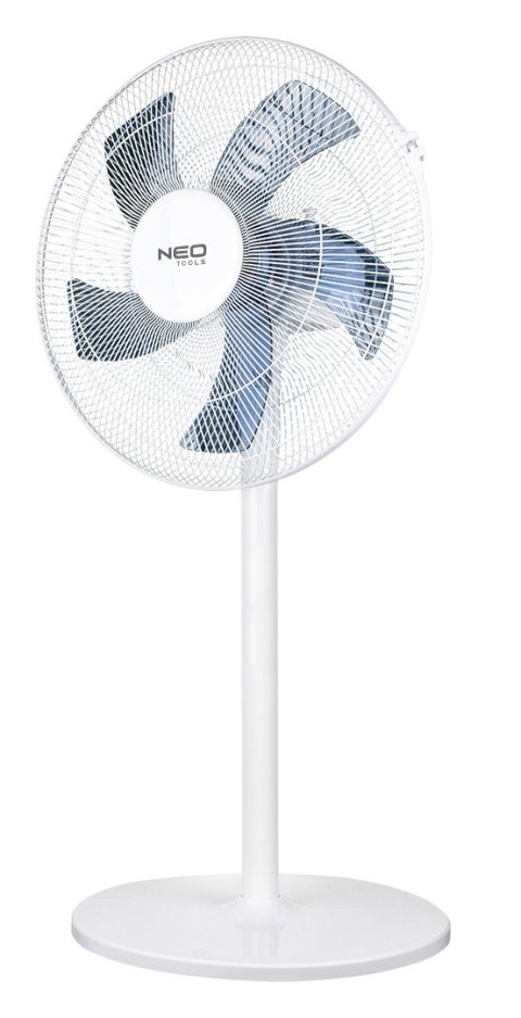 Wentylator podłogowy 50W, śr. 40 cm, 3 prędkości, oscylacja, biały NEO TOOLS